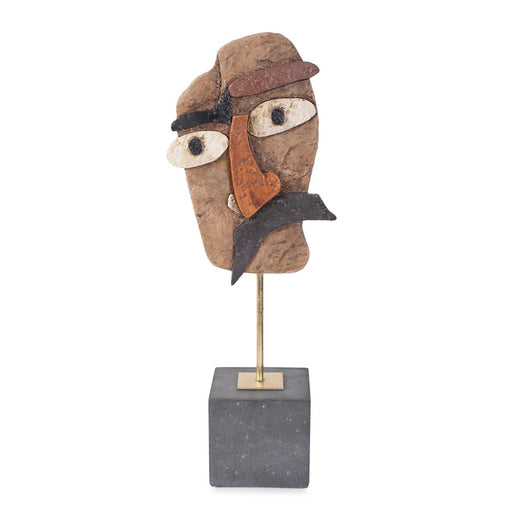 Howard Elliott Archibald Sculpture, Brown/Gray/Gold - 12331