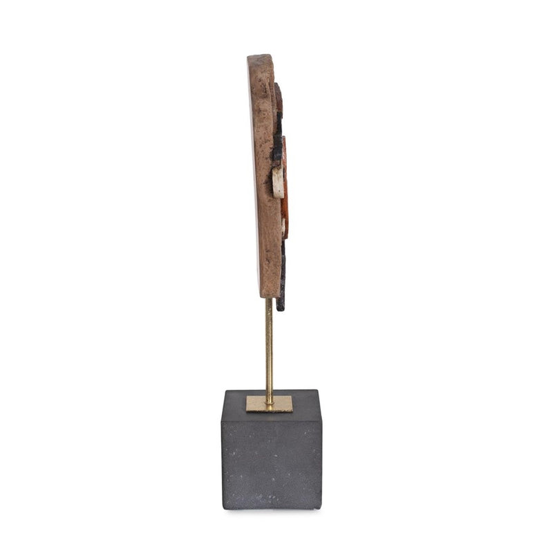 Howard Elliott Archibald Sculpture, Brown/Gray/Gold
