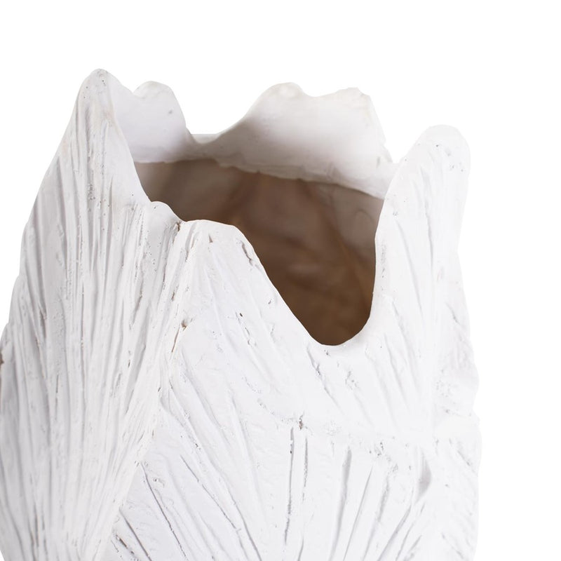 Howard Elliott Abstract Elm Tall Vase, White