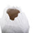 Howard Elliott Abstract Elm Short Vase, White