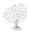 Howard Elliott Study of Coral Sculpture On A White Marble Base, Silver