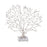Howard Elliott Study of Coral Sculpture On A White Marble Base, Silver