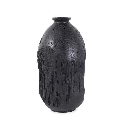 Howard Elliott Haru Short Vase, Black