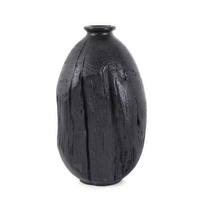 Howard Elliott Haru Short Vase, Black