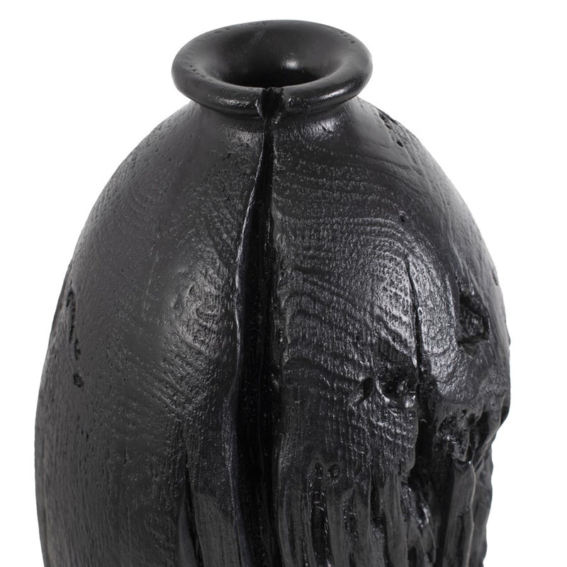 Howard Elliott Haru Short Vase, Black