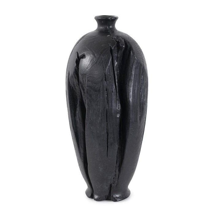 Howard Elliott Haru Tall Vase, Black - 12347