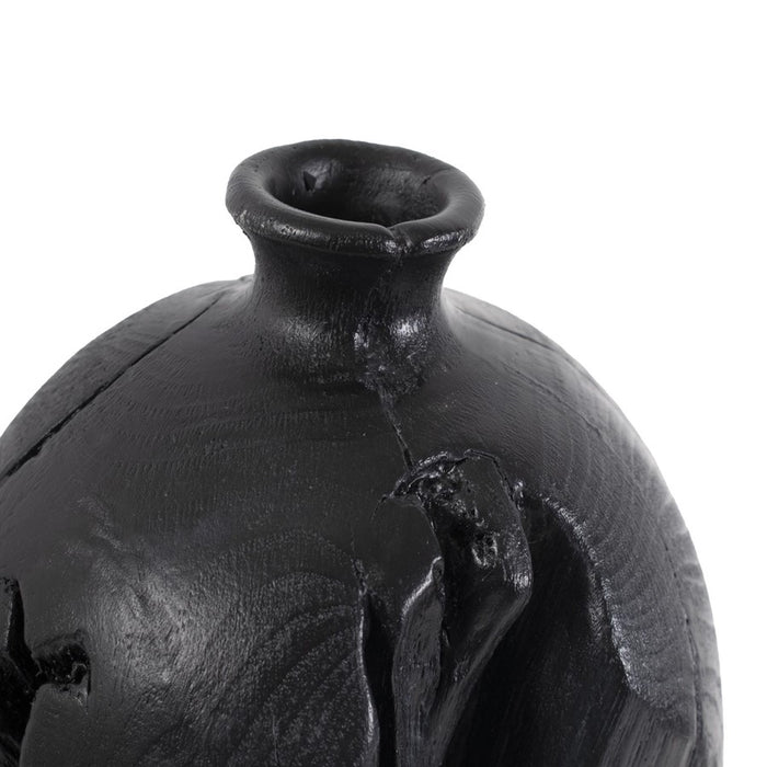 Howard Elliott Haru Tall Vase, Black
