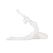 Howard Elliott Yin Pigeon Yoga Pose, Polyresin, White - 12354
