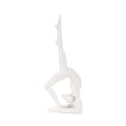 Howard Elliott Yin Peacock Yoga Pose, Polyresin, White - 12355