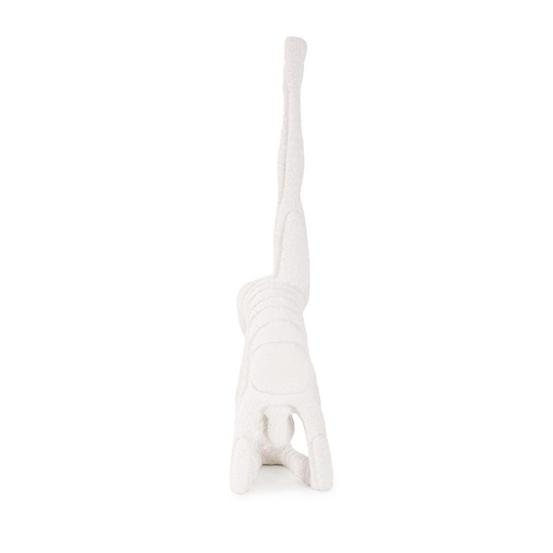 Howard Elliott Yin Peacock Yoga Pose, Polyresin, White
