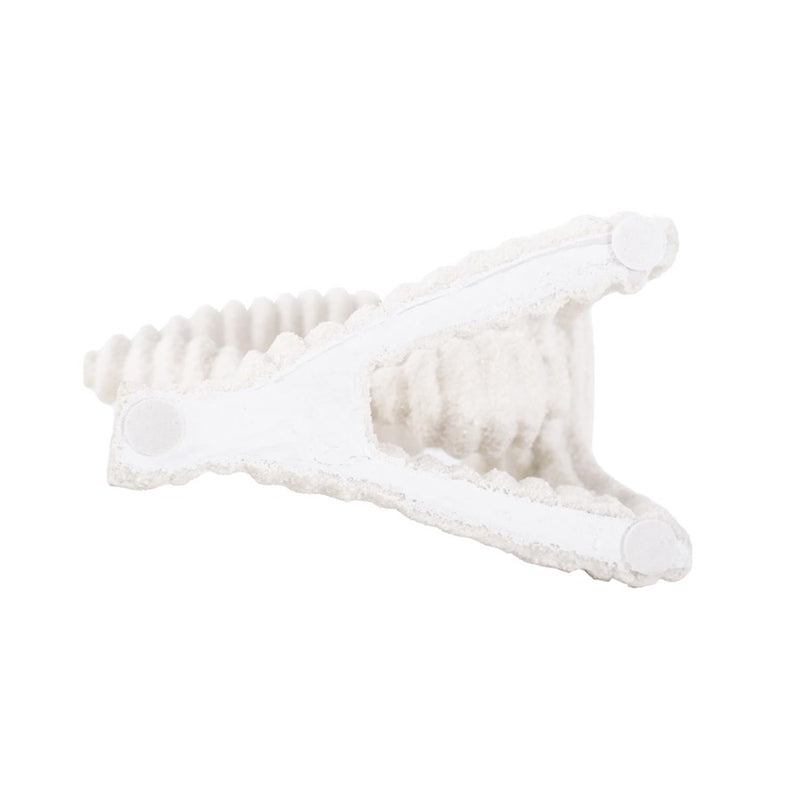 Howard Elliott Yin Peacock Yoga Pose, Polyresin, White