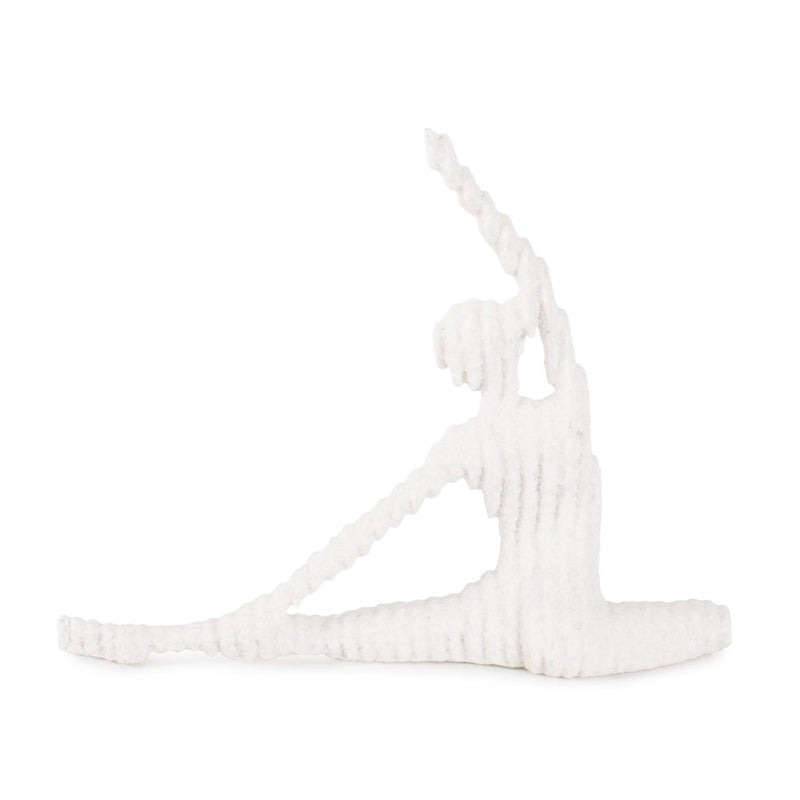 Howard Elliott Yin Reverse Yoga Pose, Polyresin, White
