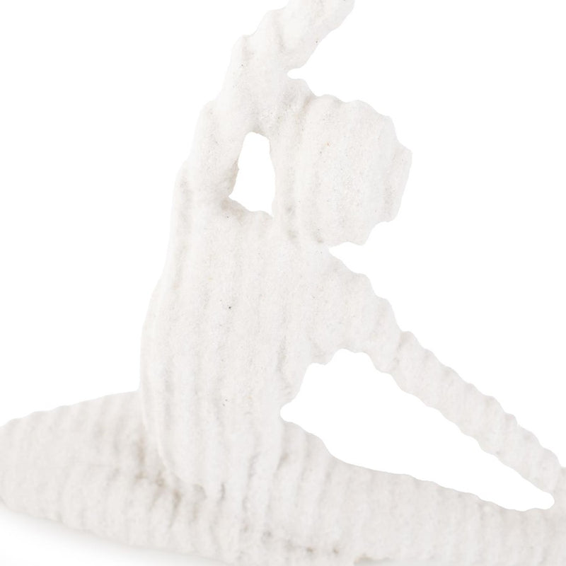 Howard Elliott Yin Reverse Yoga Pose, Polyresin, White