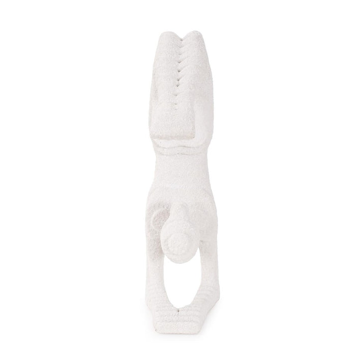 Howard Elliott Yin Scorpion Yoga Pose, Polyresin, White