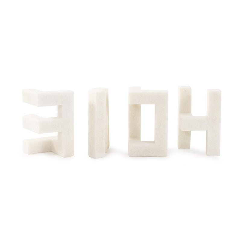 Howard Elliott "Home" Is, Heart Sculpture, Polyresin/White