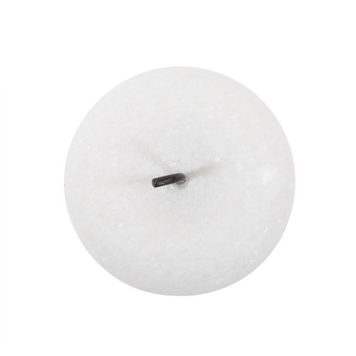 Howard Elliott Newton Apple, White Marble, Matte White
