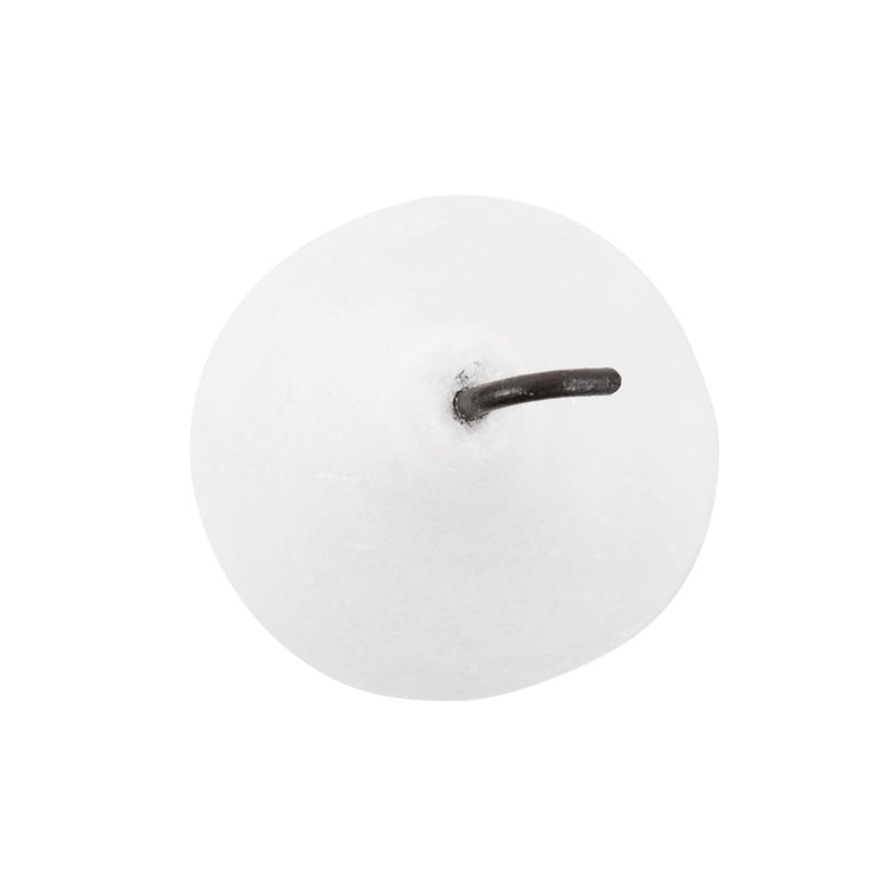 Howard Elliott Newton Pear, White Marble, Matte White