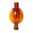 Howard Elliott Ormand Burnt Orange Glass Vase, Burnt Orange - 130036