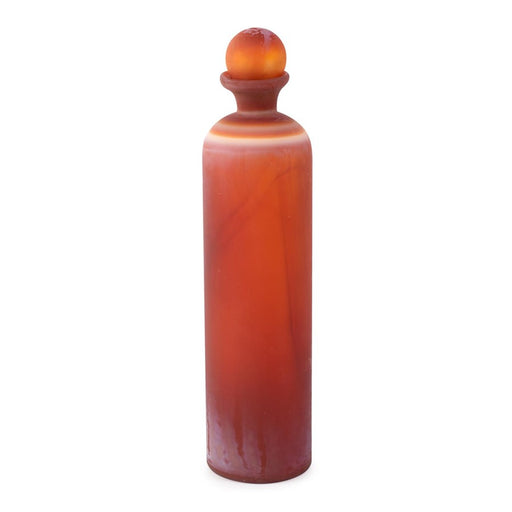 Howard Elliott Mercer Glass Capped Bottle, Tangerine/Tall, Tangerine - 130037