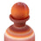 Howard Elliott Mercer Glass Capped Bottle, Tangerine/Tall, Tangerine