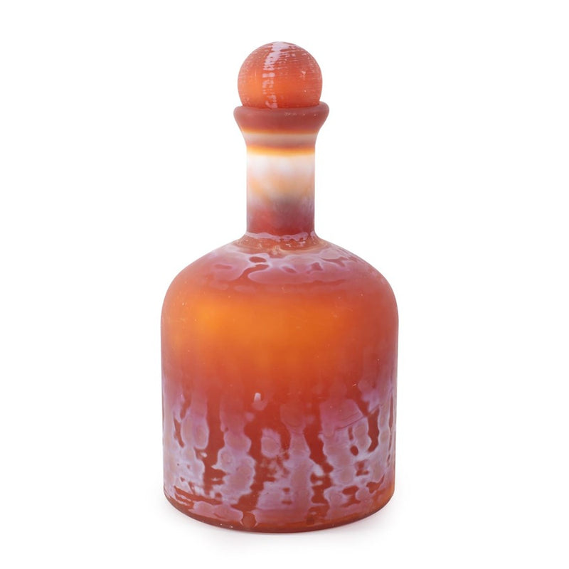 Howard Elliott Mercer Glass Capped Bottle, Tangerine/Short, Tangerine - 130038