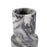 Howard Elliott Modern Clarinda Marble Candle Holder/Tall, Gray/Black