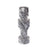 Howard Elliott Modern Clarinda Marble Candle Holder/Tall, Gray/Black