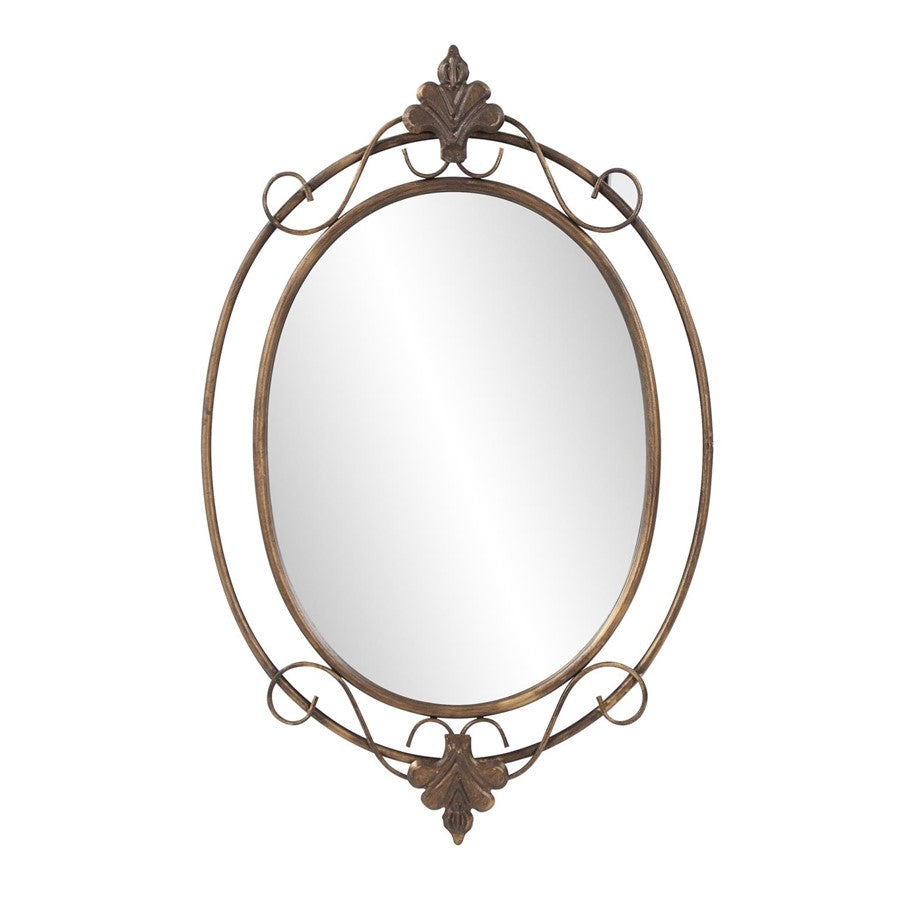 Howard Elliott Gerard Mirror, Antiqued Copper - 13413