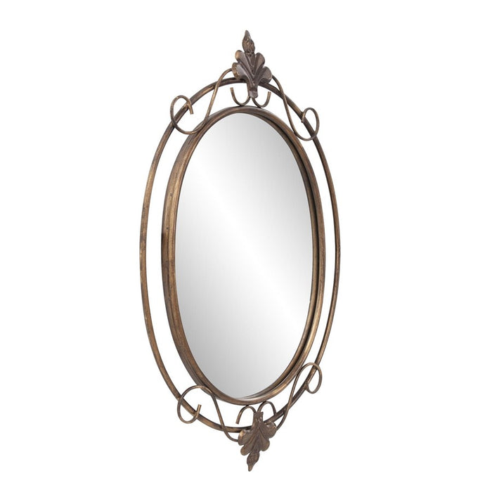 Howard Elliott Gerard Mirror, Antiqued Copper