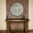 Howard Elliott Golden Haze Round Mirror, Black/Gray/Brown