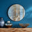Howard Elliott Golden Haze Round Mirror, Black/Gray/Brown