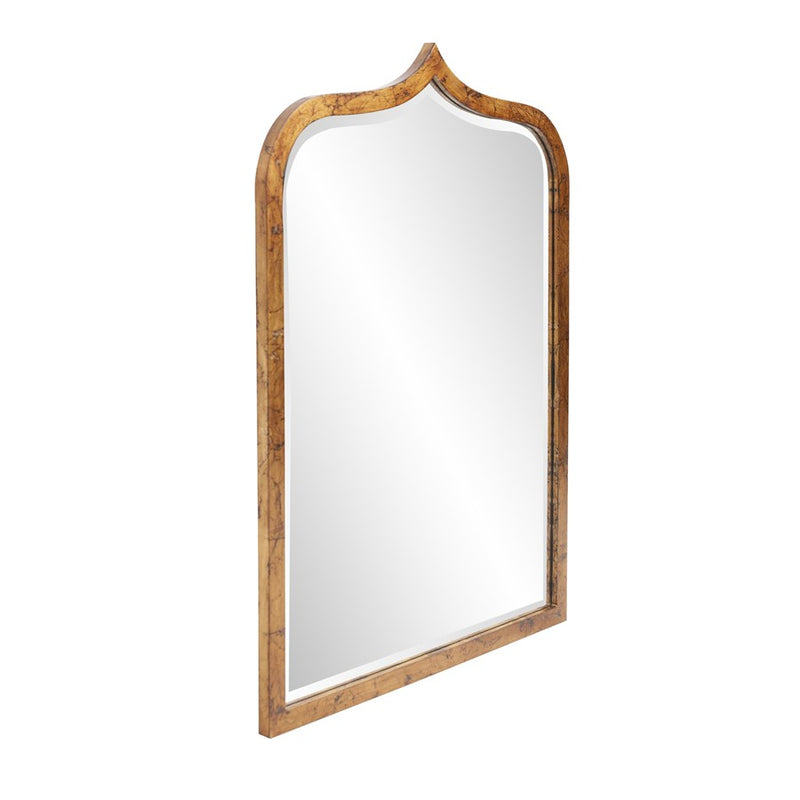 Howard Elliott Errol Antique Gold Mirror, Black/Gold