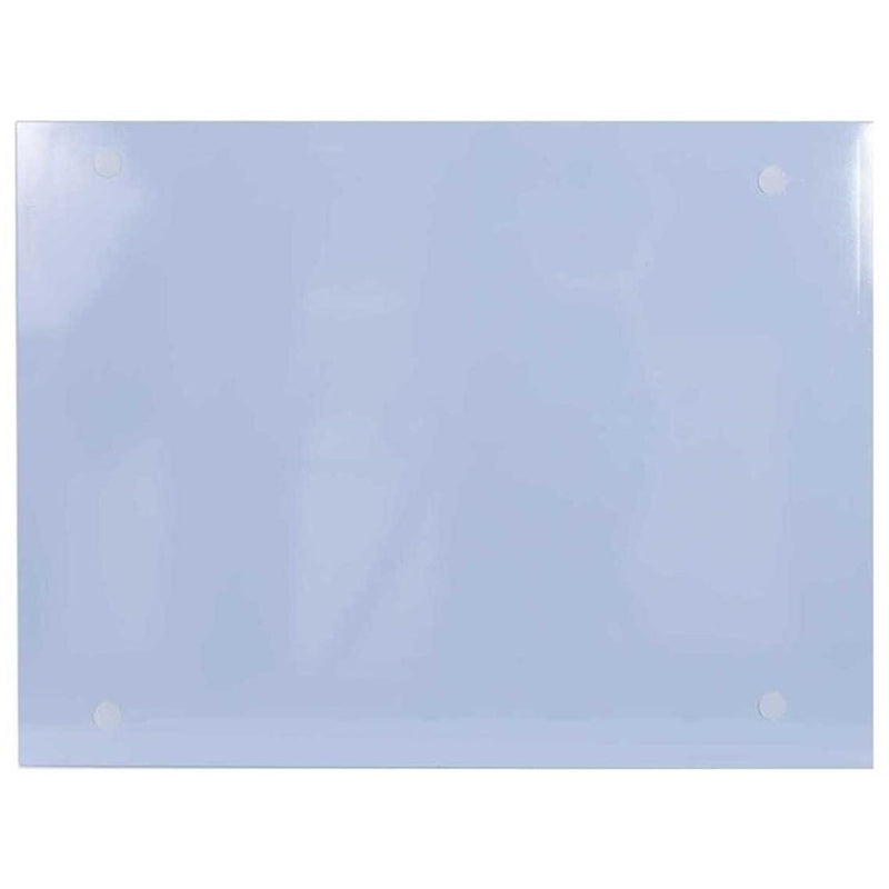 Howard Elliott Rectangle Scalloped Riviera Tray, Light Blue/Grey