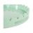 Howard Elliott Round Scalloped Riviera Tray/Sage Green/Light Green