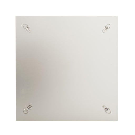 Howard Elliott Adoree V Grooved Square Mirror, Silver