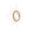 Howard Elliott Golden Nimbus Mirror, Gold/Clear