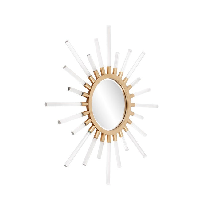 Howard Elliott Golden Nimbus Mirror, Gold/Clear