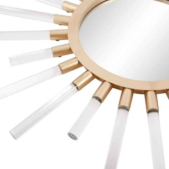 Howard Elliott Golden Nimbus Mirror, Gold/Clear
