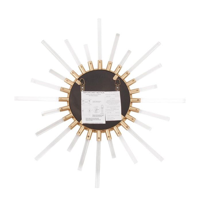 Howard Elliott Golden Nimbus Mirror, Gold/Clear