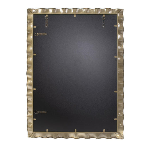 Howard Elliott La Bailadora Bright Gold Ruffled Metal Vanity Mirror