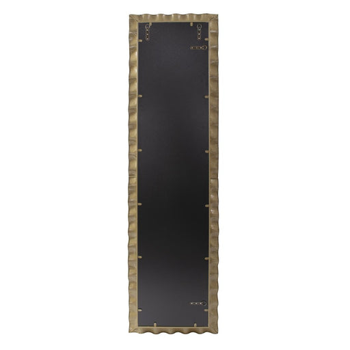 Howard Elliott La Bailadora Bright Gold Ruffled Metal Dressing Mirror