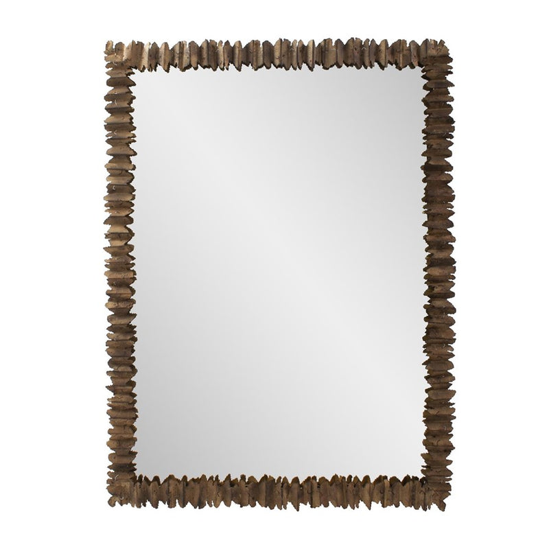 Howard Elliott Alberto Gio Salvaged Metal Bronzed Mirror, Bronze - 170030