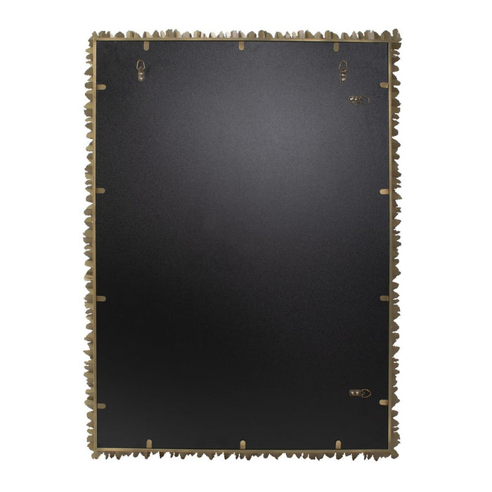 Howard Elliott Alberto Gio Salvaged Metal Bronzed Mirror, Bronze