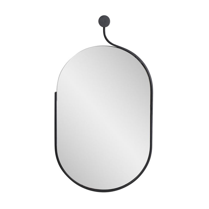 Howard Elliott Hudson Rectangular Metal Mirror, Black - 170046