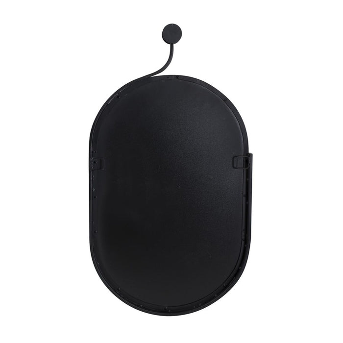 Howard Elliott Hudson Rectangular Metal Mirror, Black