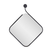 Howard Elliott Hudson Squared Metal Mirror, Black - 170047
