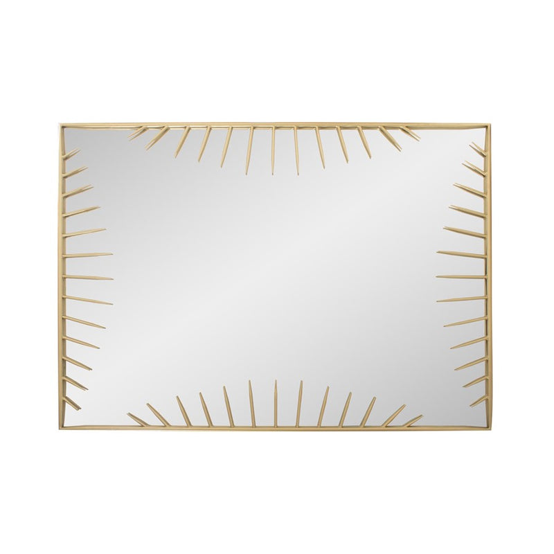 Howard Elliott Robin Baron Bambrick Rectangular Mirror, Gold