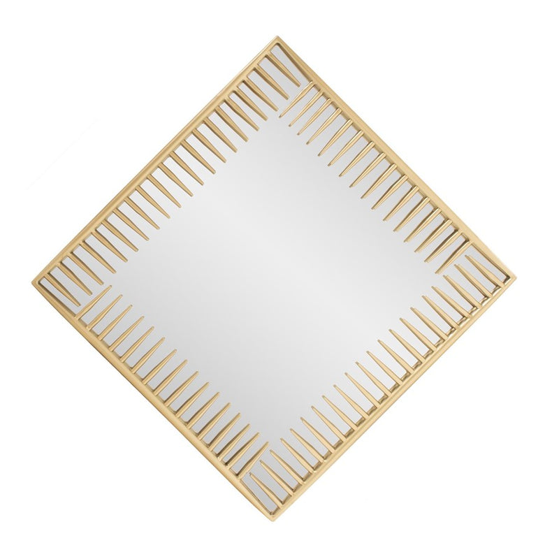 Howard Elliott Robin Baron Ayres Square Mirror, Gold