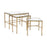 Howard Elliott Bonnifait Antique Gold Nesting Tables, Bronze - 170072