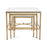 Howard Elliott Bonnifait Antique Gold Nesting Tables, Bronze
